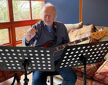 Time Stands Still Ronald MacDonald in the recording studio