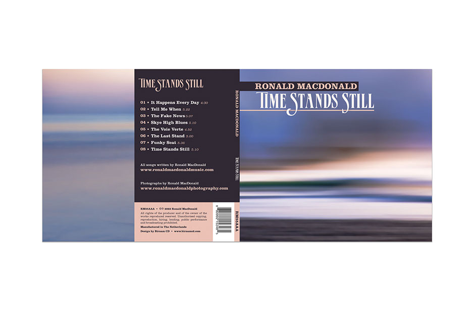 Ronald MacDonald Time Stands Still debut album recorded and written on the Isle of Skye at Ronald MacDonald Music